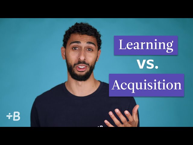 Language Learning vs. Language Acquisition