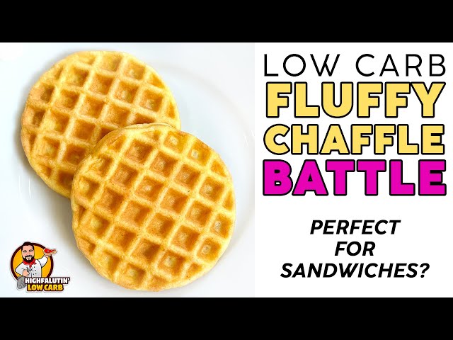 Is This The Perfect KETO CHAFFLE For A Sandwich? - Fluffy Chaffle Battle!