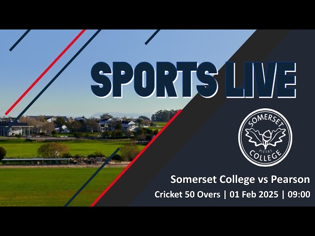 Cricket | Somerset College U19 A vs Pearson U19 A | Taberer | 01 Feb 2025 15:00