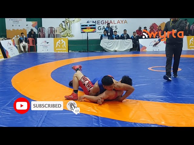 Meghalaya Games 2025: Du ar bnai i sdang yalehke Wrestling yoh ka West Jaiñtia 5 tylli ki takma