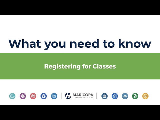 What You Need to Know: Registering for Classes