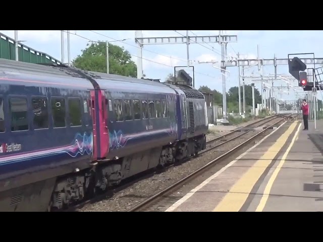 GWR 2+4 HST 43161 + 43171? departs Severn Tunnel Junction for Taunton! - 1/6/19