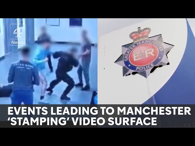 New footage emerges of Manchester police officer in 'kicking and stamping' incident