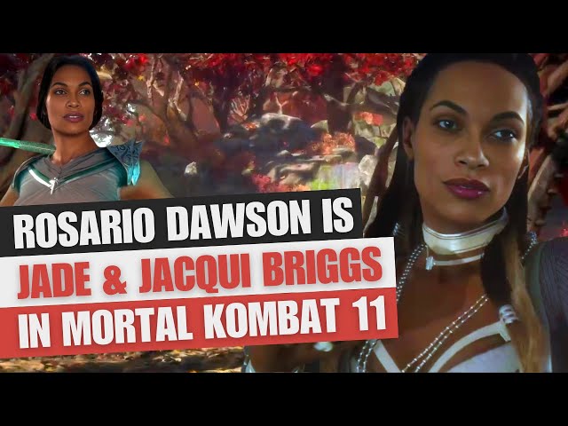 Rosario Dawson: The Ahsoka Tano in Star Wars Unleashing Jade & Jacqui Briggs in Mortal Kombat 11