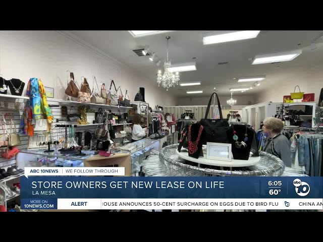 La Mesa store owners gets new lease on life, open new location