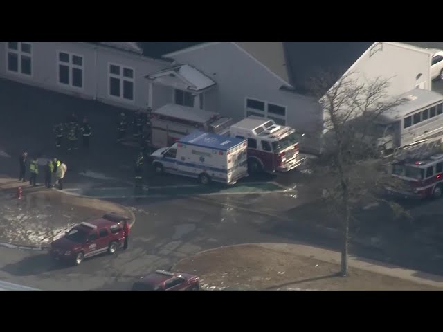 Ambulances, fire trucks respond to Taunton school