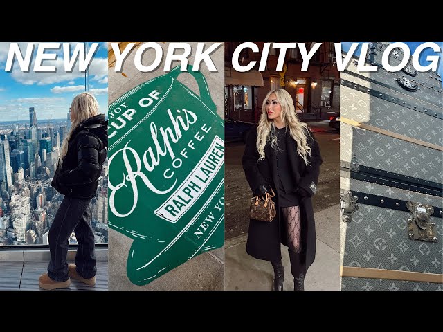 VLOG: a few days in NYC 🗽🍎🏙️🚕✨🪩