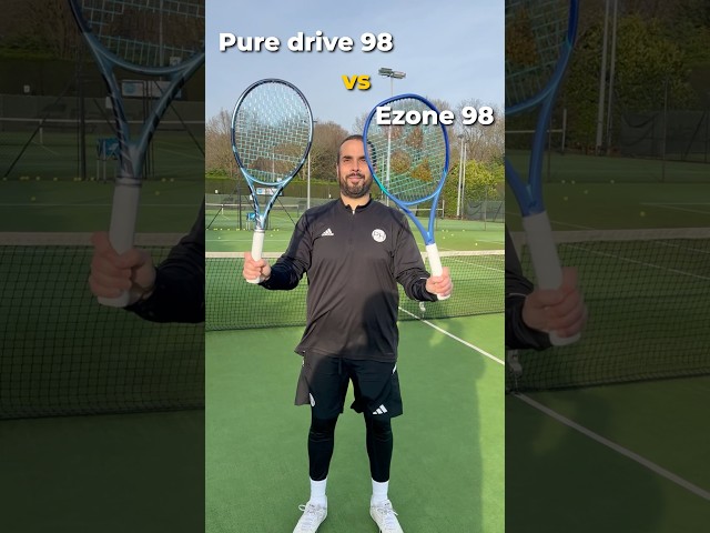 Babolat Pure Drive 98 vs Yonex Ezone 98 #tennisracket #tennis #tennisgear