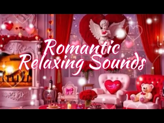 Happy Valentine's Day Background 💕 Romantic Cozy Ambience Relaxing Sounds of Love