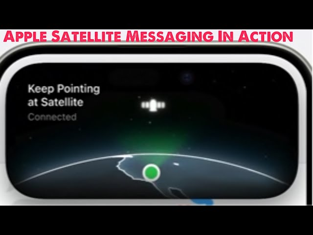 Apple iPhone Satellite Messaging In Action in rural Northern Nevada