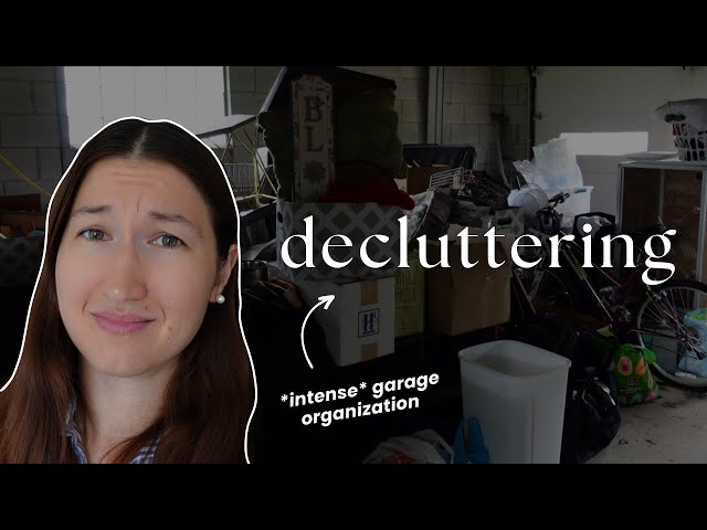 DECLUTTER WITH ME | Organizing My Garage & Home for Better Productivity