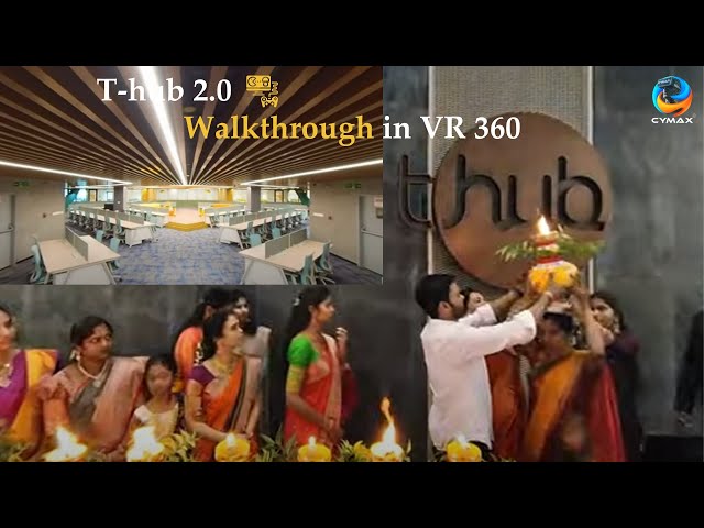 T-hub 2.0 | Walkthrough in VR 360 | World's Largest Innovation Center| Cymax |  AR/VR |