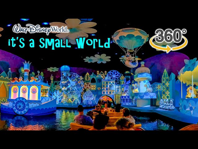 VR 360 It's a small world On Ride POV Magic Kingdom Walt Disney World 2023 10 24