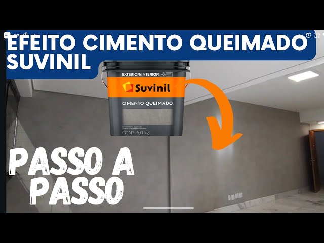 Como Fazer Parede Efeito Cimento Queimado Sala Com Suvinil