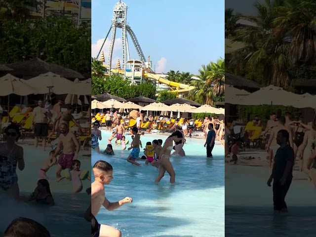 ☀️Wonderful Aqua Park Relaxation in Wave Pool & Water World Swimming Time⛵🌊 #aquapark  #wavepool