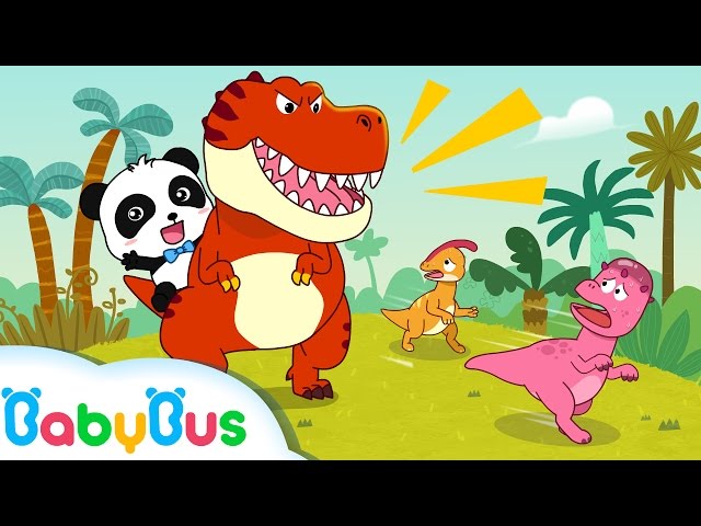 ❤ Tyrannosaurus-Rex | Nursery Rhymes | Kids Songs | BabyBus