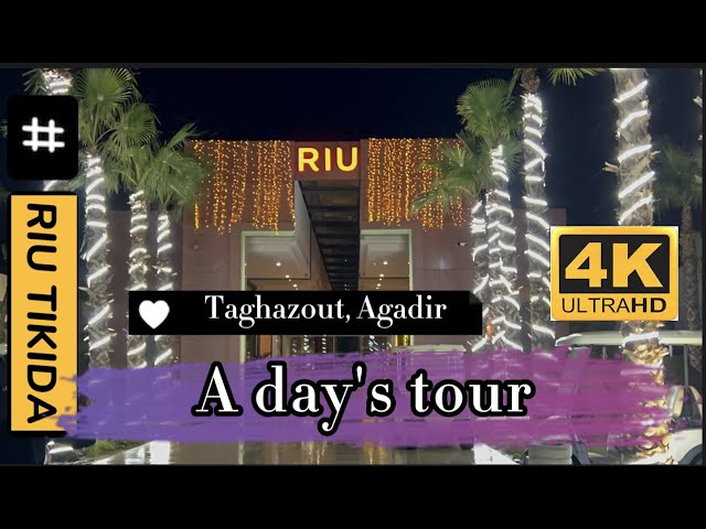 A day at RIU TIKIDA Palace, Taghazout, Agadir, Morocco. Discover the marvellous 5-Star Resort 4K UHD