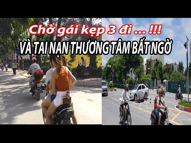 CHỞ GÁI MASSAGE KẸP 3 GẶP TAI NẠN BẤT NGỜ - Du lịch việt nam vietnam travel