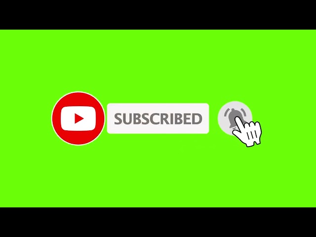 Popular Animated Green Screen Subscribe Button....#short