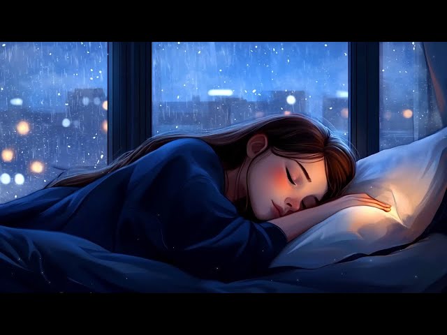 Deep Sleep Music to Fall Asleep Fast 🎶 Calm Rain Sounds for Insomnia Relief, Melatonin Release