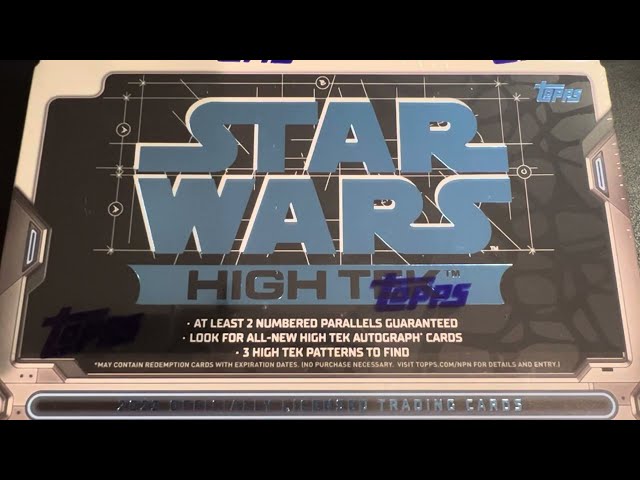 Journey into the Galaxy! - Opening a 2023 Topps Star Wars High Tek Card Box for Epic Finds!