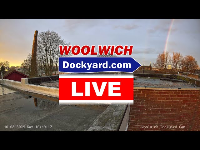 Woolwich Dockyard Cam Rooftop Weather Live Stream - London, UK