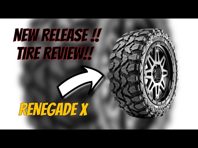 New Tire Radar Renegade X Tire Review 35x12.50x20 10 ply or 12 ply