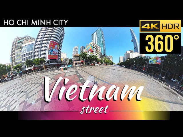 360 video | Vietnam street 4K | Nguyễn Huệ street | Ho chi minh city | 1 may 2024 | Insta360 X4