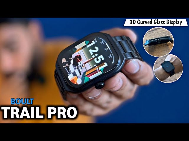 Boult Trail pro smartwatch unboxing and review⚡️2.01"Amoled Curved Display with Bluetooth calling