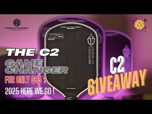 Game-Changer for $95? 🏓 Reviewing the Honolulu C2 Pickleball Paddle! PLUS GIVEAWAY!