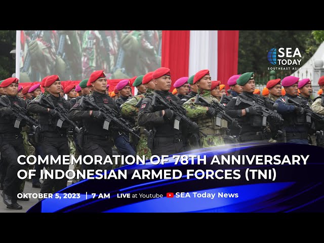 Commemoration of 78th Anniversary of Indonesian Armed Forces (TNI)