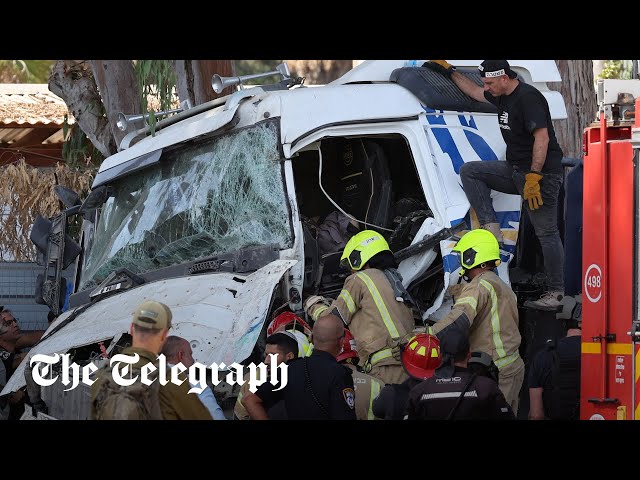 Israel-Iran war: Truck ramming terror attack hits Tel Aviv