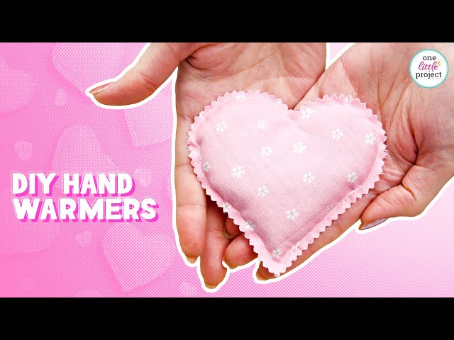 DIY Hand Warmers | How to Make Heart Hand Warmers