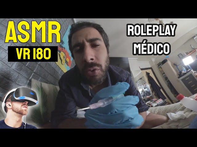 ASMR VR180 en Español | DOCTOR TE INYECTO LA CARA 👄 | ROLEPLAY MÉDICO