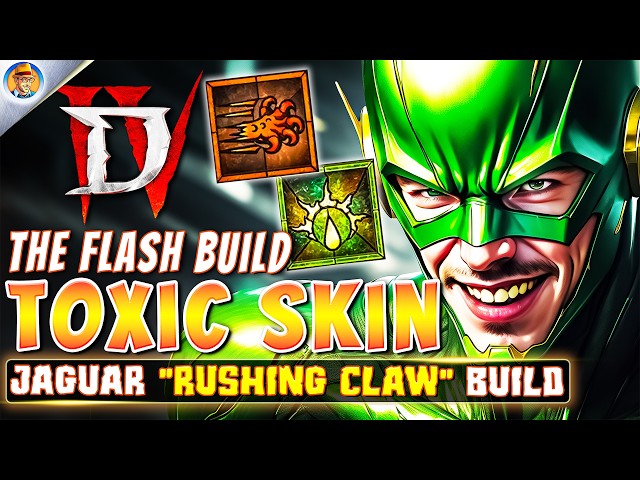 Diablo 4 Spiritborn Jaguar "Rushing Claw" Build Guide - TOXIC SKIN IS OP