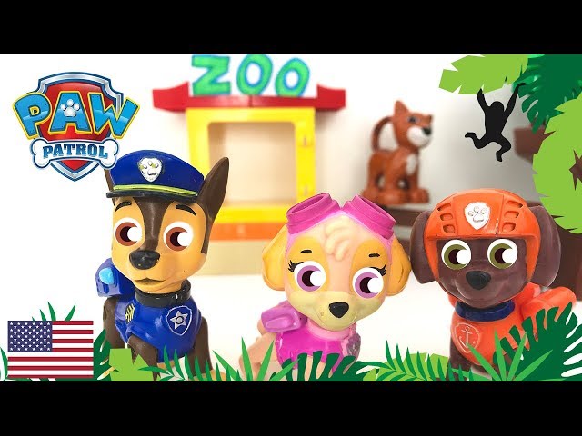 Paw Patrol Special at the Zoo Learn Colors Numbers and Animals Lego Duplo Zoo Animals