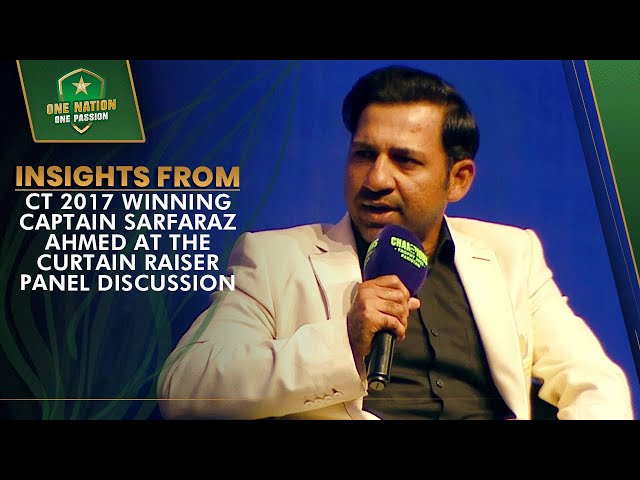 Insights from CT 2017 winning captain Sarfaraz Ahmed at the Curtain Raiser Panel Discussion | MA2A