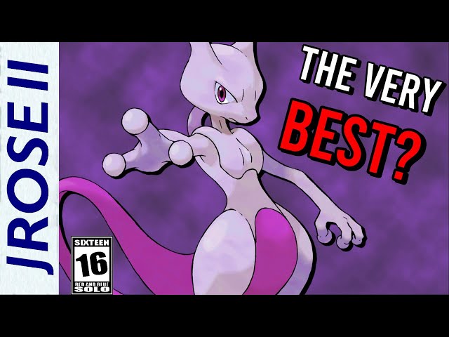 How Fast Can you Beat Pokemon Red/Blue with Just a Mewtwo?