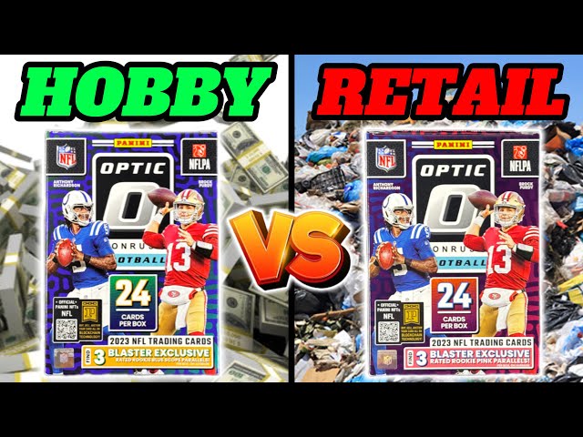 HOBBY vs RETAIL (2023 Optic Football Blaster Boxes)