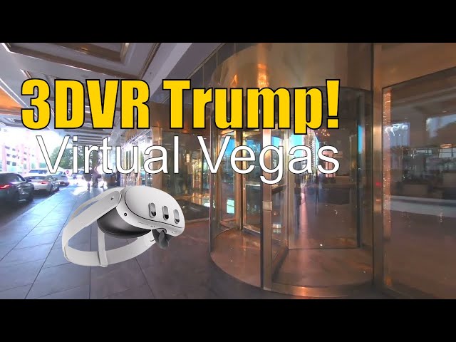 #VR180 Trump Las Vegas International Hotel Lobby in Virtual Vegas!