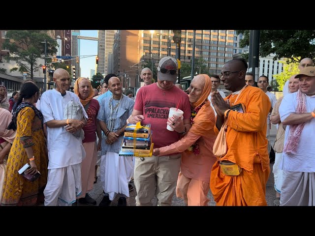 Public Harinama And Book Distribution In Atlanta | USA