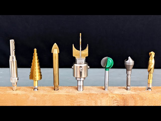 10 Amazing and Useful Drill Bits !!