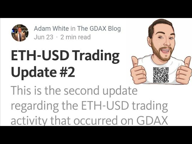 GDAX ETH-USD Flash Crash UPDATE