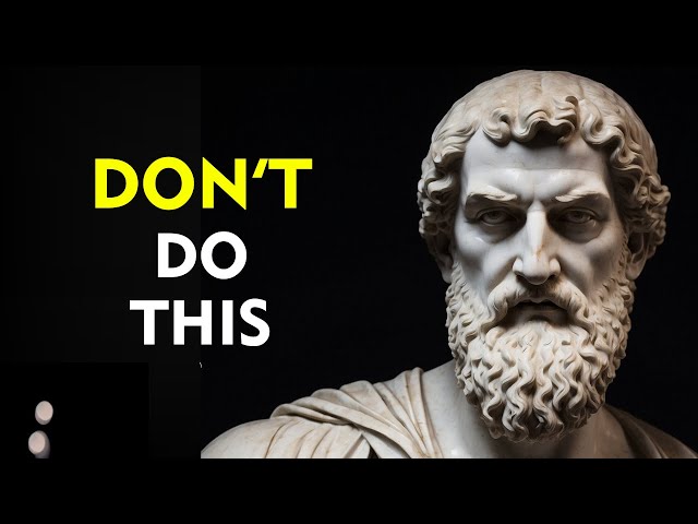 TOXIC HABITS The Stoics Want You To Stop Doing  | Marcus Aurelius Stoicism