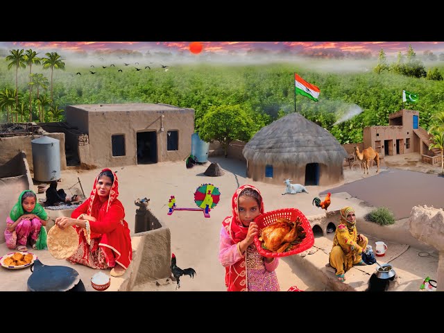 Married Girl Morning Routine in Rain | Pakistan Village Life | Cooking Food