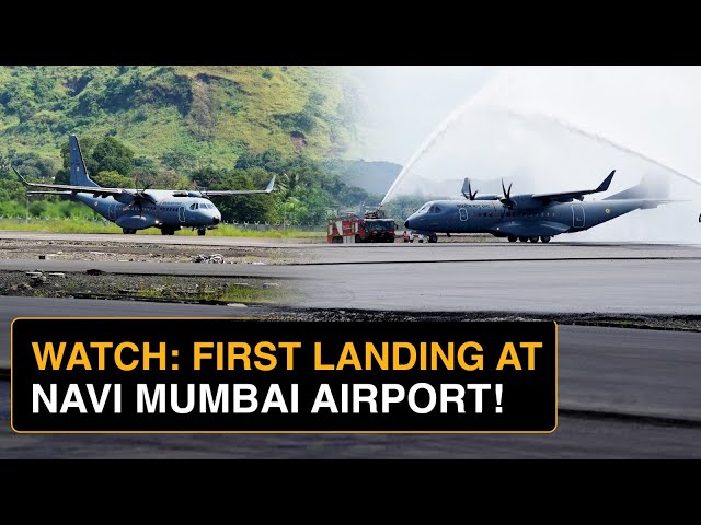 Navi Mumbai Airport Big Milestone: Aircraft Successfully Completes First Ever Landing At The Site!