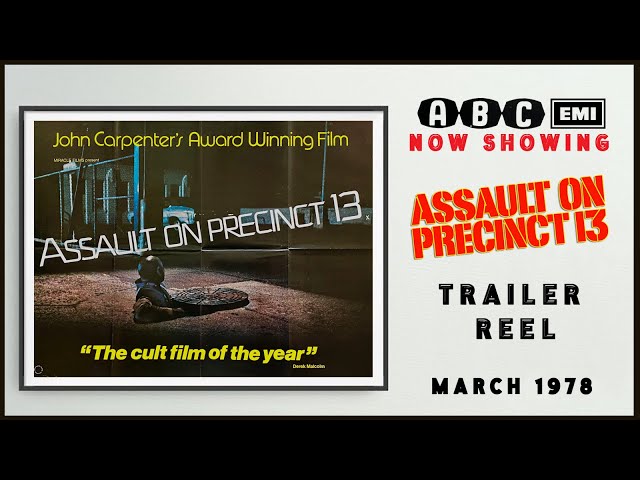 ASSAULT ON PRECINCT 13 (March 1978 ABC Cinema Trailer Reel) -- Home Cinema