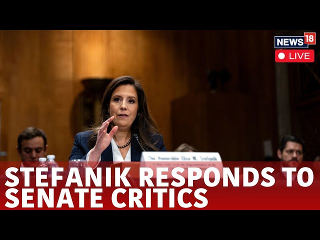 Elise Stefanik LIVE | Trump’s UN Ambassador Pick Says Israel Has ‘biblical Right’ To West Bank |N18G