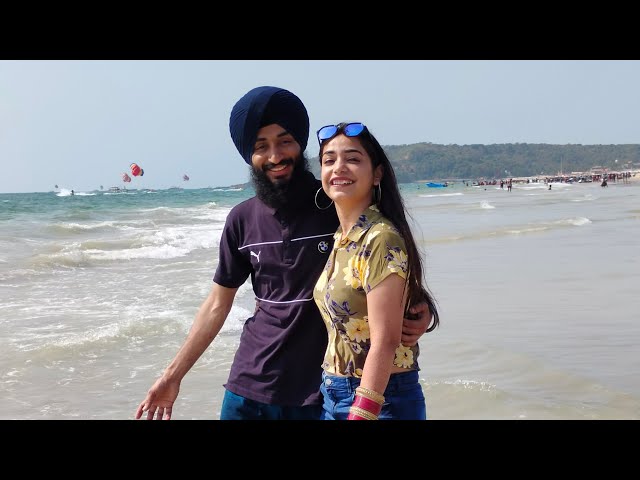 Goa Traveling Vlog ||  Calangute Beach  || Sehaj Arora || Part - 1