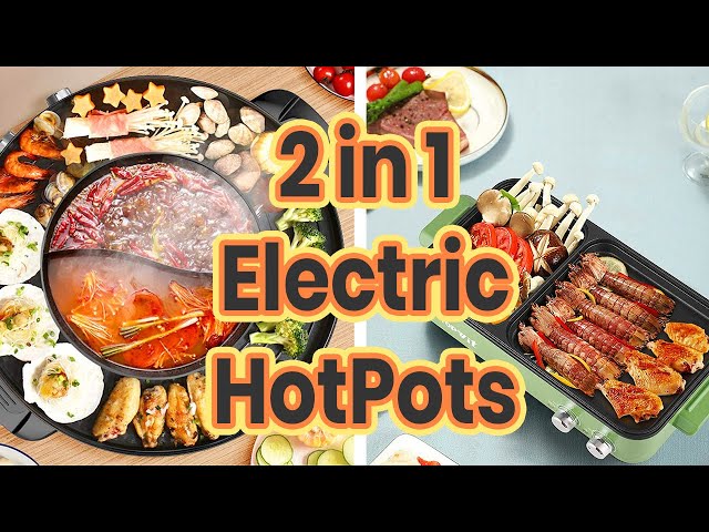 ✅ 2 in 1 Electric Hotpot–  Highly Preferred!